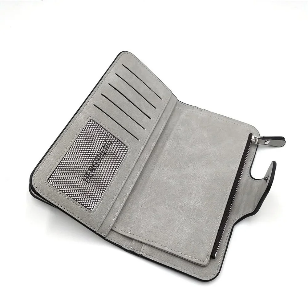 ✨✨BRAND NEW 4 Layers Long Large Trifold Womens Card Holder Wallet Abrazine Finis - Picture 5 of 7